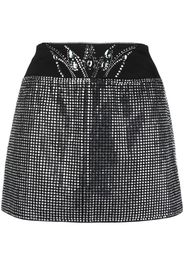 Seen Users crystal-embellishment mini skirt - Nero
