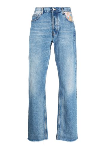 Séfr mid-rise straight jeans - Blu