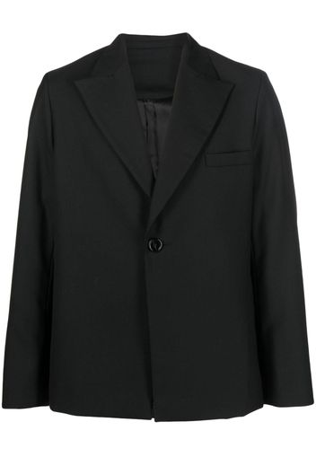 Séfr single-breasted long-sleeve blazer - Nero