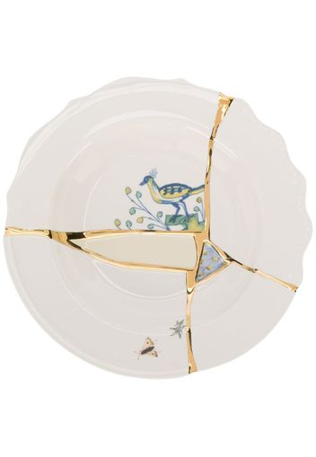 SELETTI 09621KINTSUGI WHITE/GOLD Synthetic->Porcelain