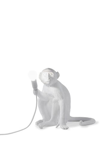 Seletti Lampada da interni Monkey sitting - Bianco