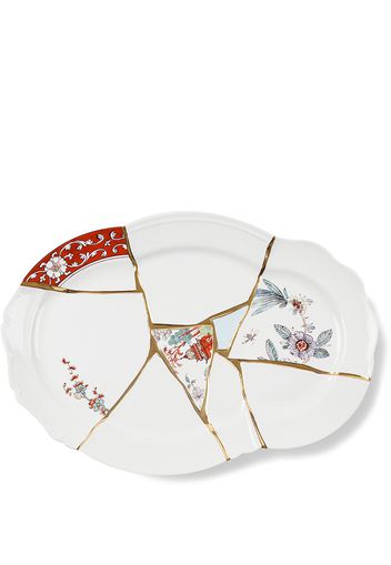 Seletti Kintsugi porcelain tray (29cm) - Bianco