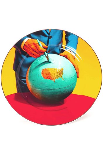 Seletti Piatto Globe - Giallo