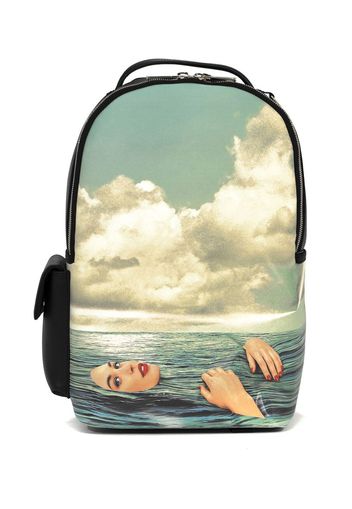 Seletti graphic-print backpack - Nero