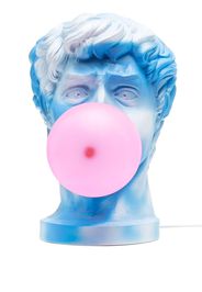 Seletti bubble-gum ceramic head sculpture - Blu