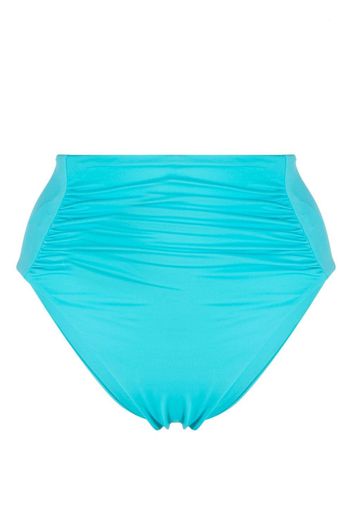 Self-Portrait Slip bikini a vita alta - Blu