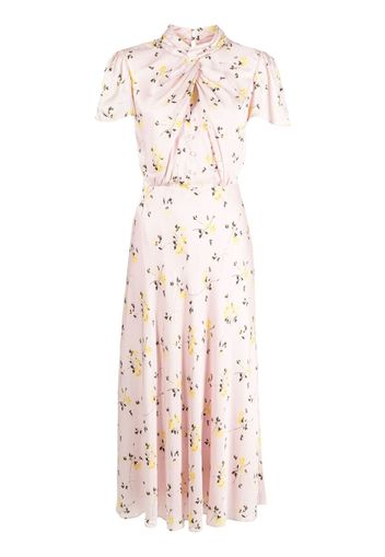 Self-Portrait floral-print midi dress - Rosa