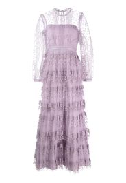 Self-Portrait tiered lace maxi dress - Viola