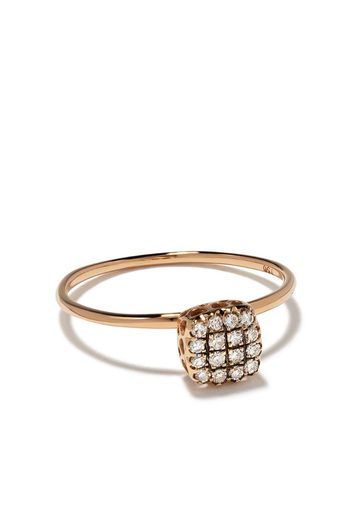 18kt rose gold diamond Beirut ring