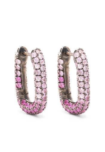 Selim Mouzannar Link sapphire earrings - Argento