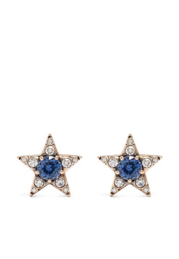 Selim Mouzannar 18kt rose gold Istanbul Star sapphire and diamond earrings - Rosa