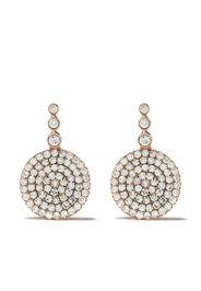 18kt rose gold diamond Beirut earrings