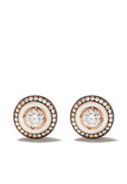 18kt rose gold diamond Mina earrings