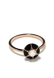 18kt rose gold diamond Petal ring