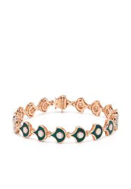 Selim Mouzannar 18kt rose gold Fish For Love diamond bracelet - Verde