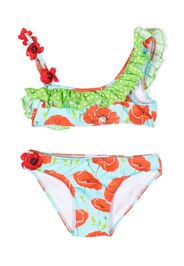 SELINIACTION KIDS Bikini asimmetrico - Verde