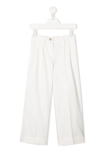 Señorita Lemoniez Pantaloni con piega - Bianco