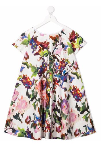 Señorita Lemoniez June floral-print dress - Bianco