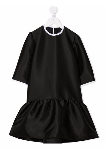 Señorita Lemoniez flared T-shirt dress - Nero