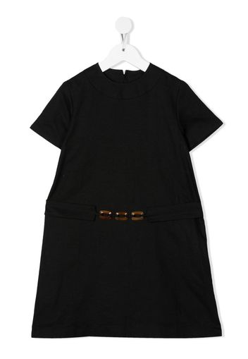 Señorita Lemoniez TEEN Ramales shift dress - Nero