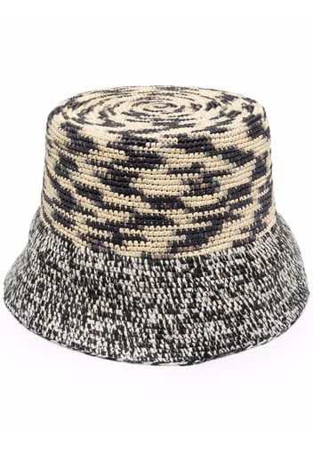 Sensi Studio Lamp Shade bucket hat - Nero