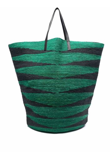 Sensi Studio Borsa tote grande - Verde