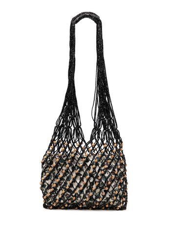 Sensi Studio mesh hobo shoulder bag - Nero