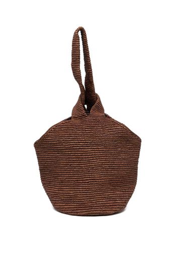 Sensi Studio Borsa tote Pullthrough - Marrone