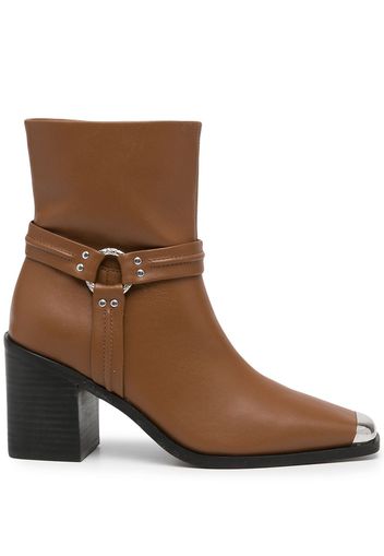 Senso Hunny metal toecap boots - Marrone