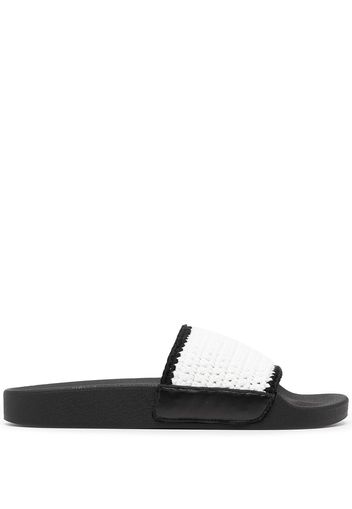 Senso Esme towel-strap sandals - Bianco