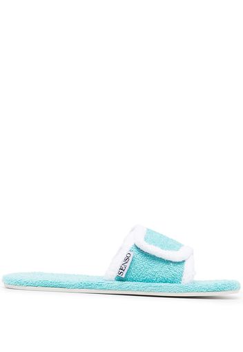 Senso Iris towelling sandals - AQUA