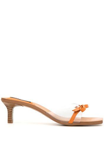 Senso Nori 50mm bow-strap sandals - Arancione