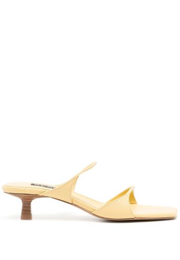 Senso Taylah 40mm leather sandals - Giallo