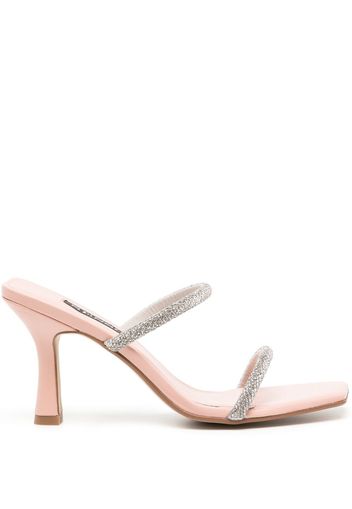 Senso Umber II square-toe 90mm sandals - Argento