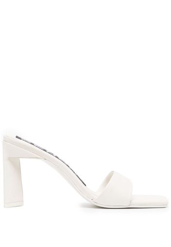 Senso Venus 80mm leather mules - Bianco