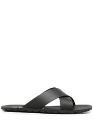 Senso Slides con design a incrocio Franky - Nero