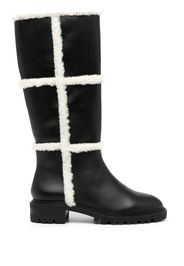 Senso Minnie fur detail boots - Nero