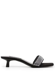 Senso Tori 40mm crystal-embellished mules - Nero