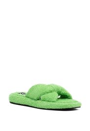 Senso Bubbles terry-cloth effect sandals - Verde