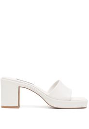 Senso Stevie II 75mm leather mules - Bianco