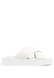 Senso Pippi II crossover platform sandals - Bianco