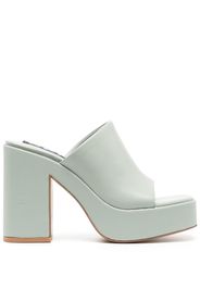 Senso Yael leather mules - Verde