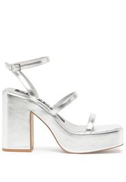 Senso Yasmin I 120mm platform sandals - STEEL