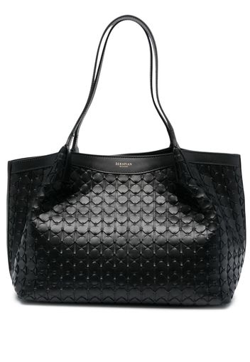 Serapian Mini Secret Mosaico Handbag - Nero