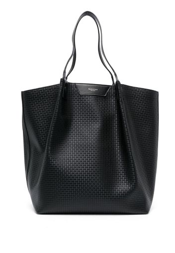 Serapian medium Vertical Secret monogram-embossed tote bag - Nero