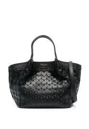 Serapian Mini Secret Mosaico Handbag - Nero