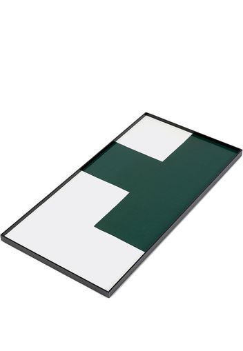 Serax large geometric tray - Verde