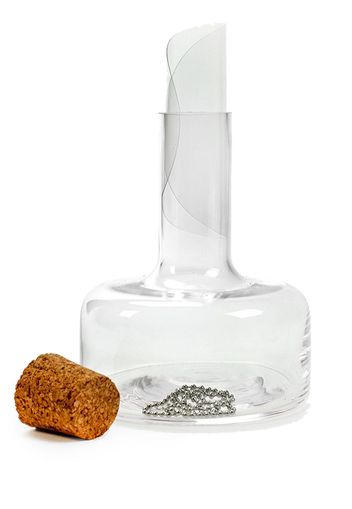 Serax cork-stop glass carafe - Toni neutri