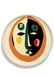 Serax x Feast Face 1 serving plate - Bianco