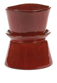 Serax La Mère brushed-finish bowl - Rosso